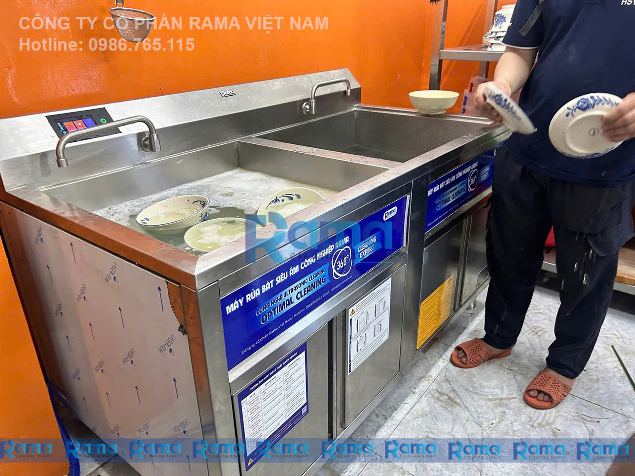 Máy rửa bát siêu âm