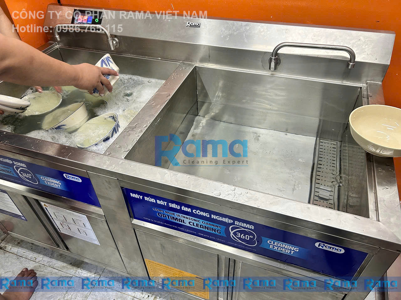 Máy rửa bát siêu âm