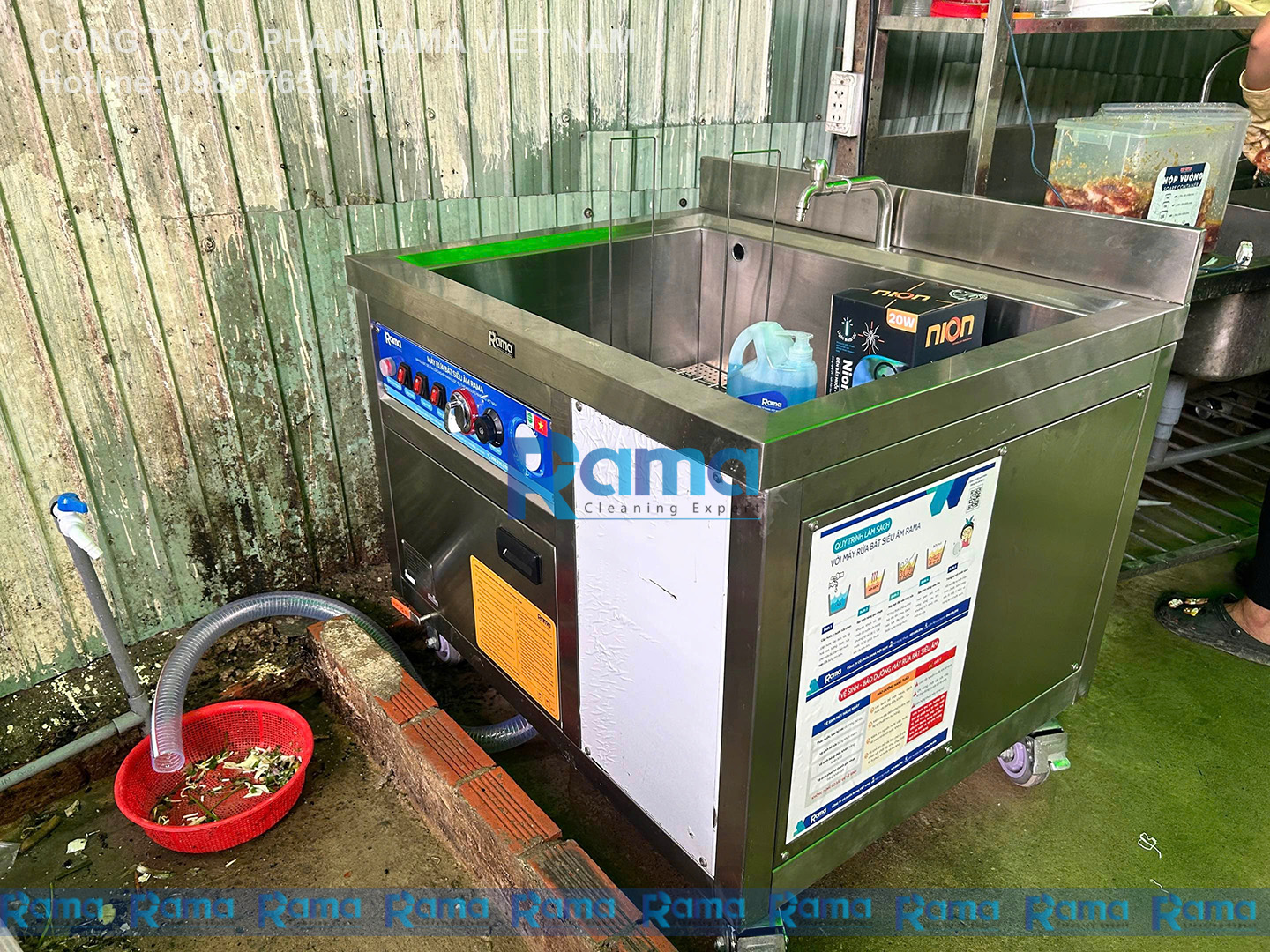 Máy rửa bát siêu âm