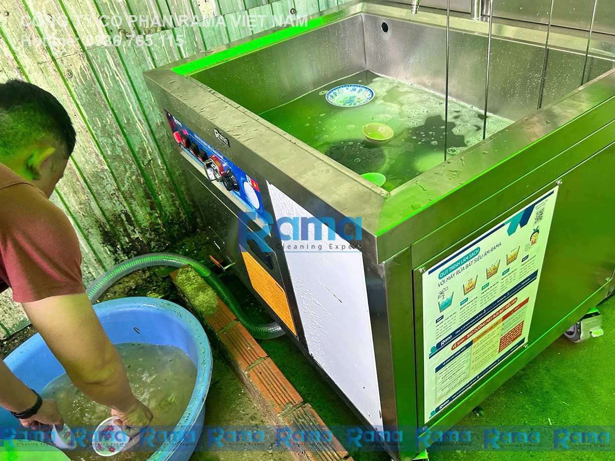 Máy rửa bát siêu âm