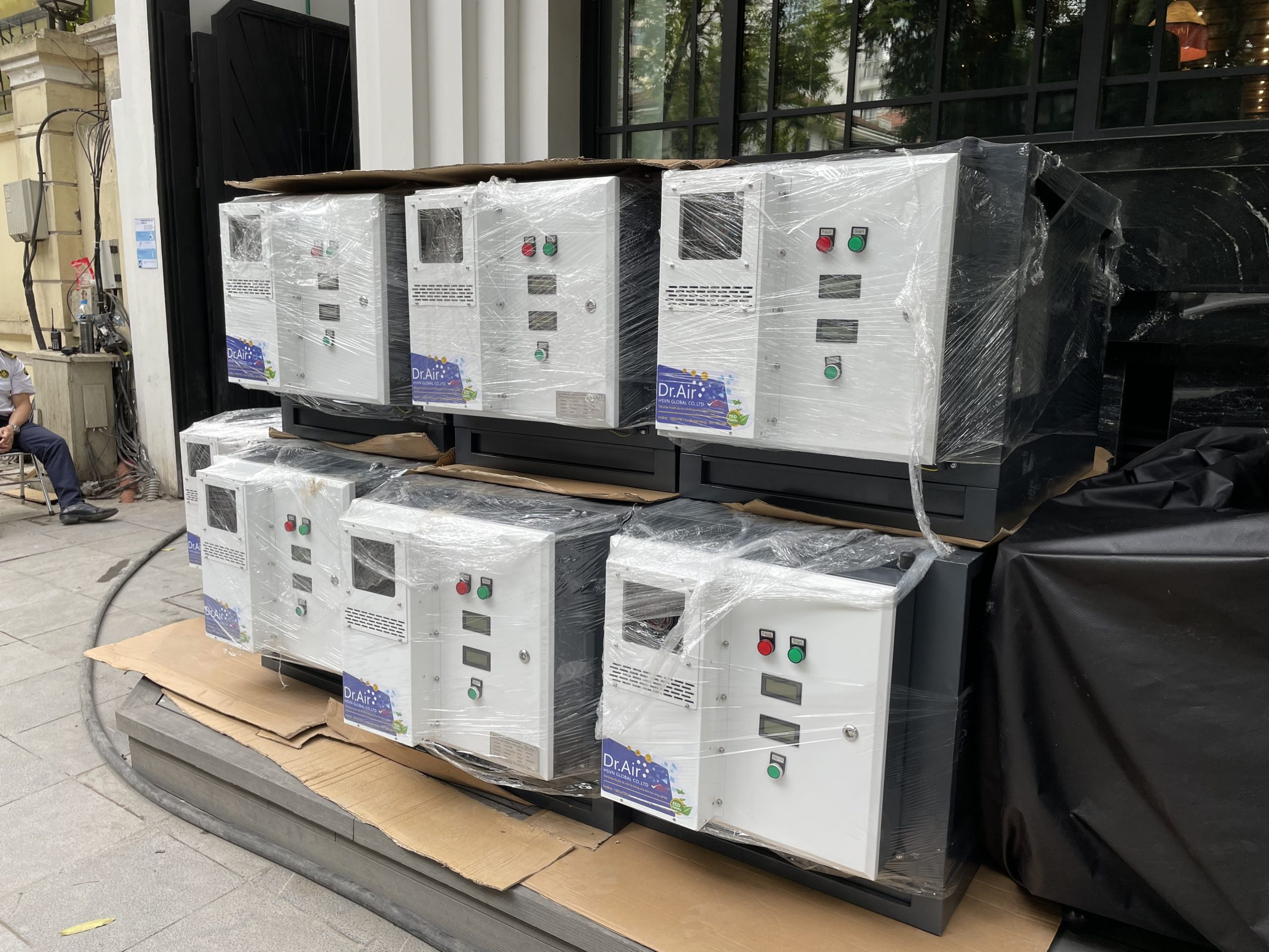 máy lọc tĩnh điện xử lý khói bếp Dr.Air KT