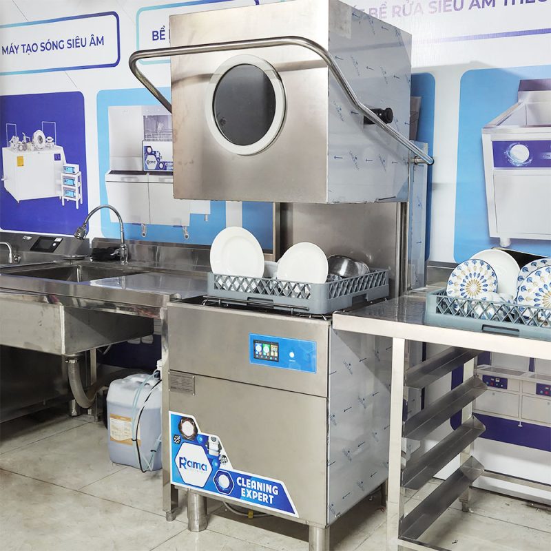 Hệ máy rửa chén bát cửa sập cho nhà hàng Rama RC15000SX Plus 13 avt RC 15000SX Plus 1