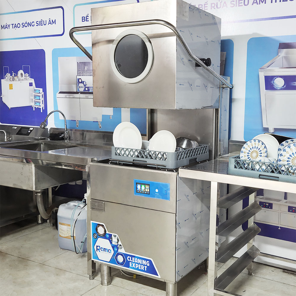 Hệ máy rửa chén bát cửa sập cho nhà hàng Rama RC15000SX Plus 5 avt RC 15000SX Plus 1
