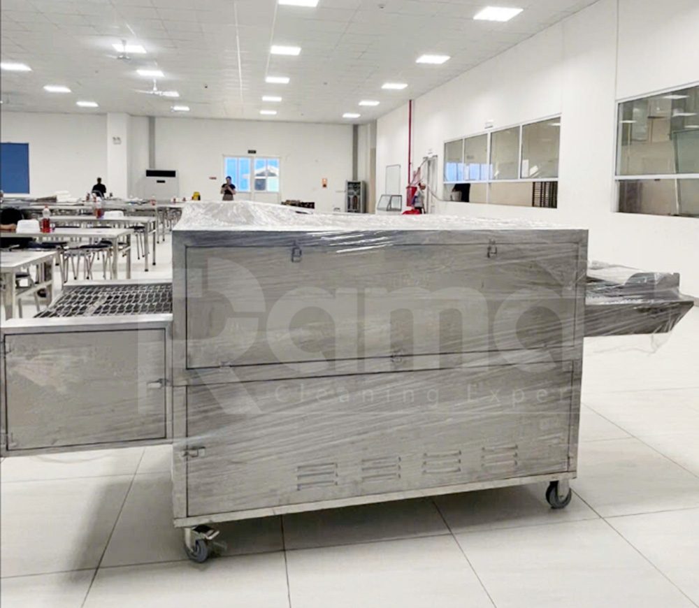 Hệ máy rửa bát công nghiệp băng chuyền cho nhà hàng Rama SPT-250 Plus 10 avt rama spt 370 3 e1762154448979