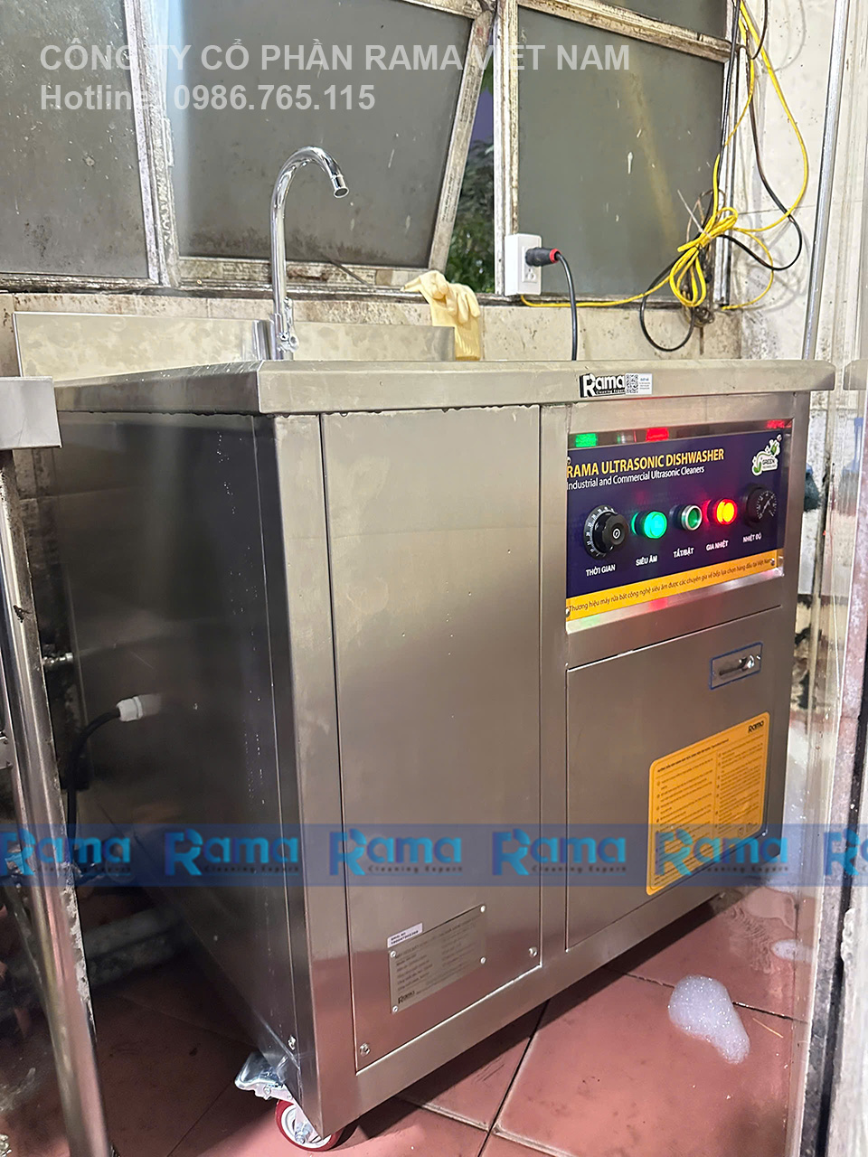 rửa bát siêu âm