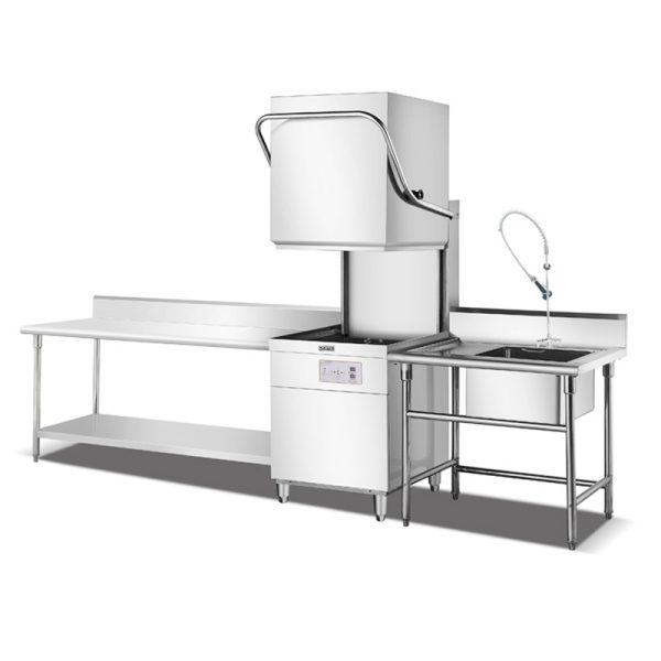 1. Vai trò của máy rửa bát công suất lớn trong hệ thống bếp công nghiệp hiện đại