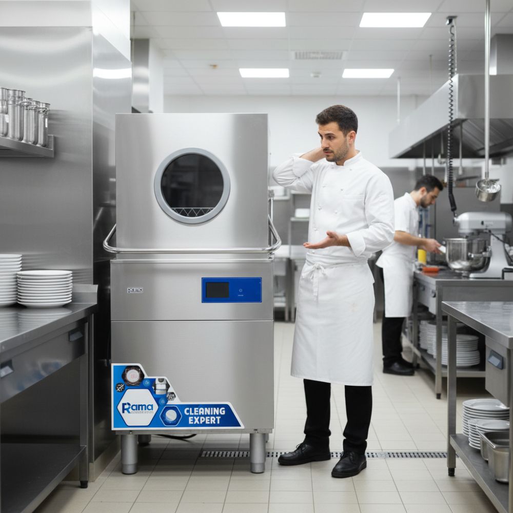 máy rửa bát công nghiệp cửa sập