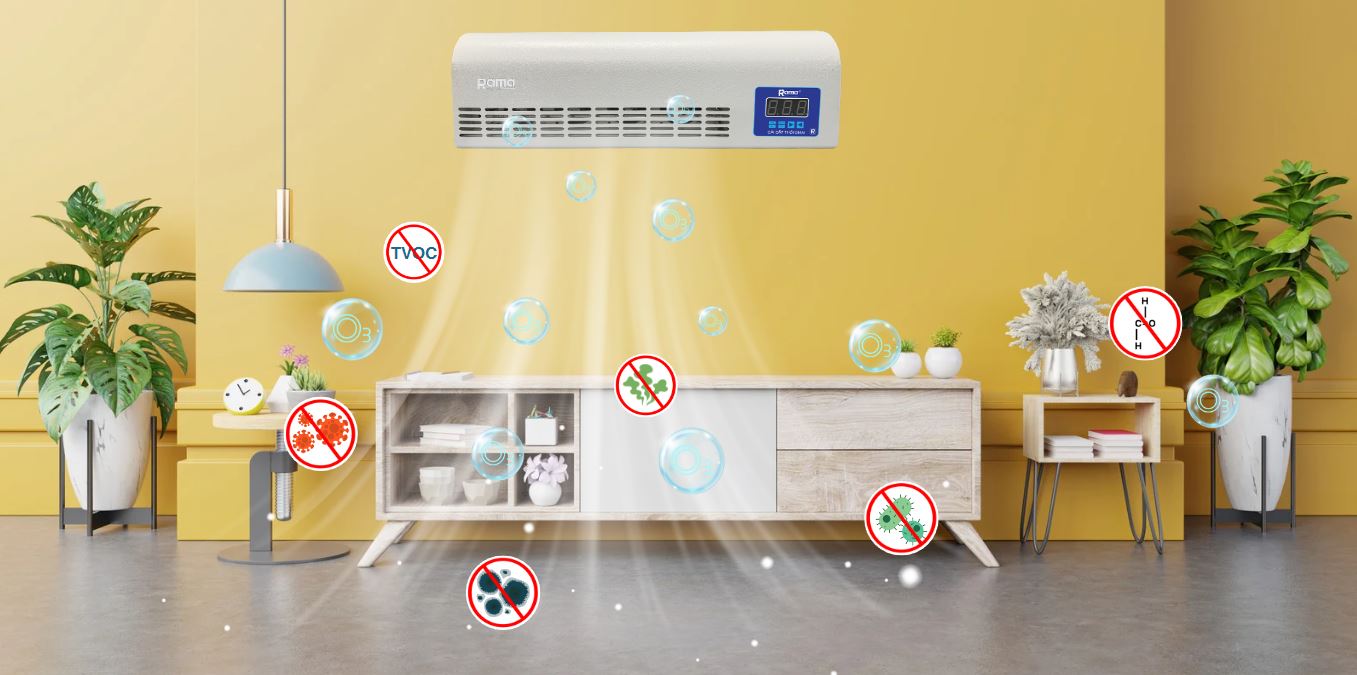 Tổng quan máy khử mùi ozone