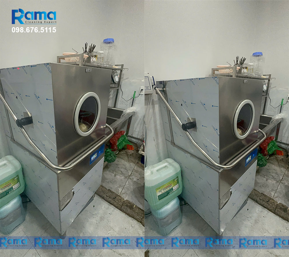 Máy Rửa Bát Công Nghiệp Tiệt Trùng Nhiệt Cao 90 Độ C - Bước Đột Phá Trong Khâu Vệ Sinh Tại Quán Ốc Chị Xíu (quận 1) 8 Máy rửa bát công nghiệp
