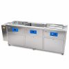Bể rửa siêu âm công nghiệp 3 bồn lọc tuần hoàn Rama GM3B