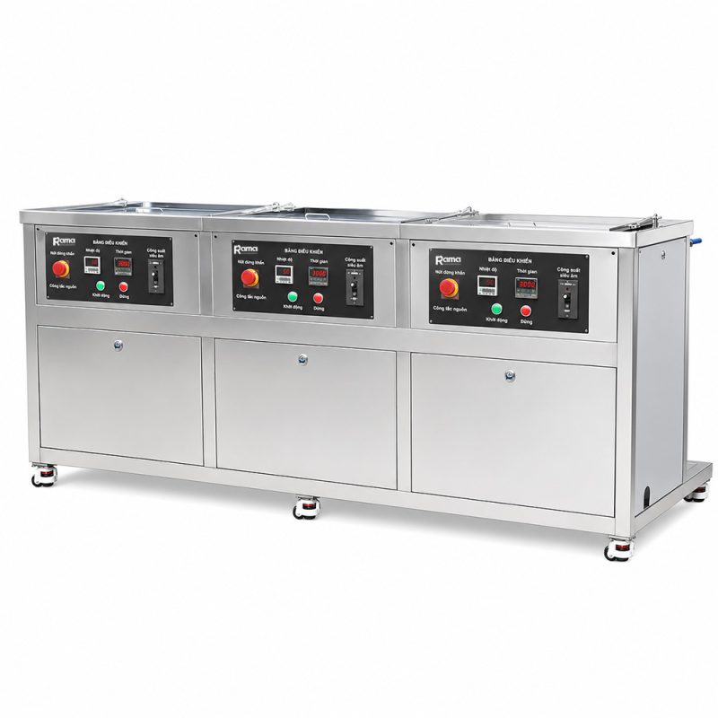 Bể rửa siêu âm 3 bồn kết hợp lồng xoay Rama GMLX-3B 5 avt be rua sieu am long xoay 3b 2