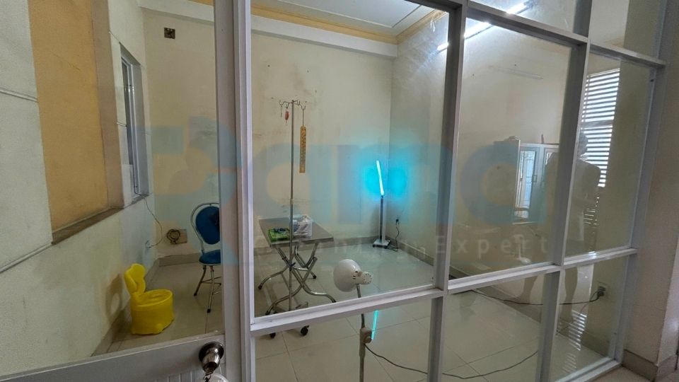 Đèn UVC khử trùng phòng di động Rama UV-60W được lựa chọn cho khu vực vệ sinh phục vụ chăm sóc vết mổ tại TP.HCM 5 Đèn UVC khử trùng phòng di động Rama UV-60W được ứng dụng trong y tế