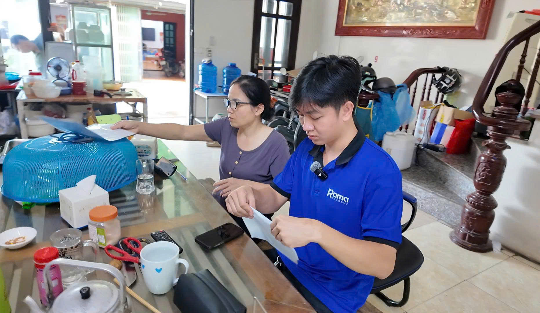 Rama tư vấn máy rửa bát siêu âm RB800 phù hợp cho quán cơm