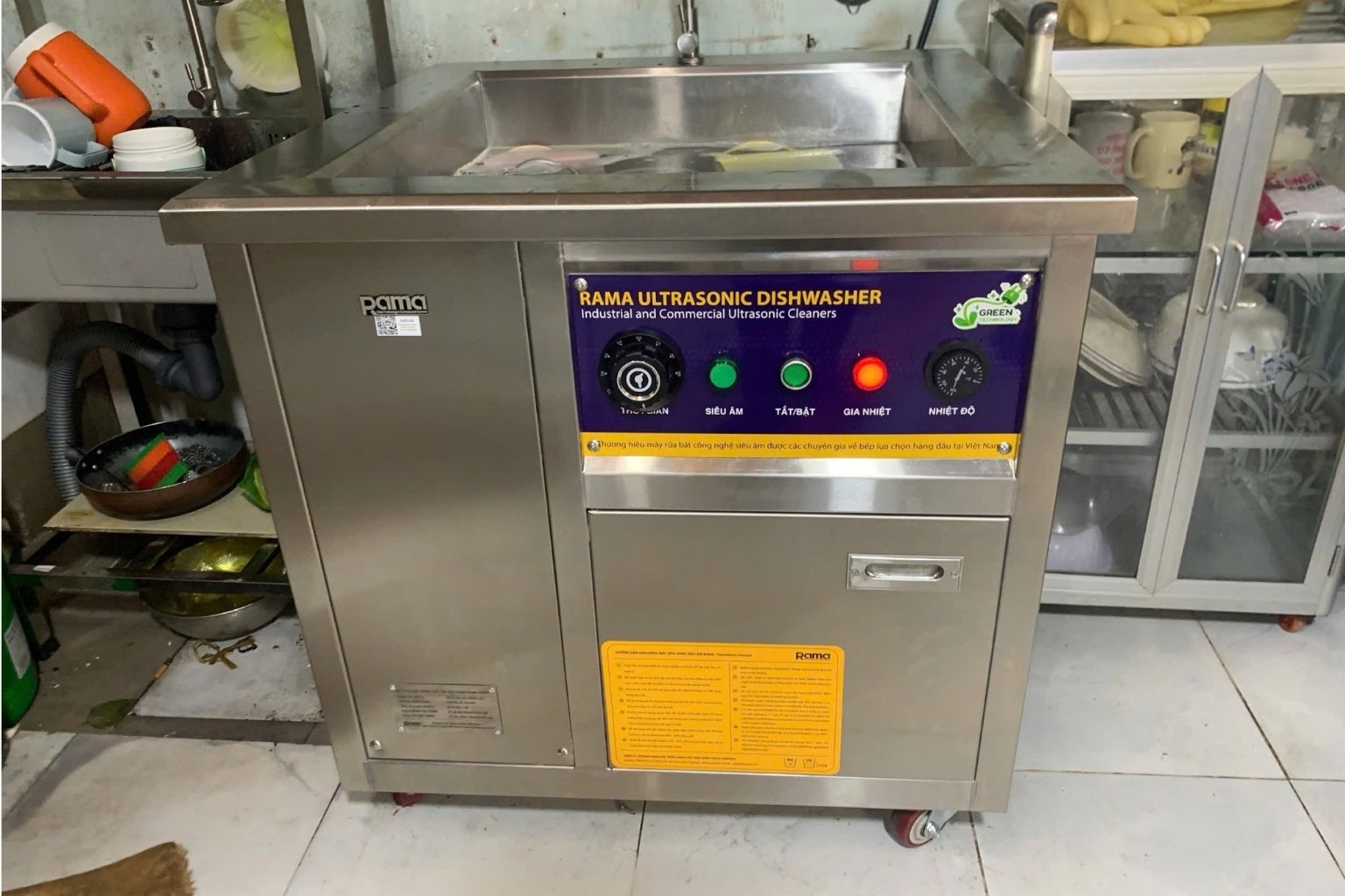 Máy rửa chén siêu âm