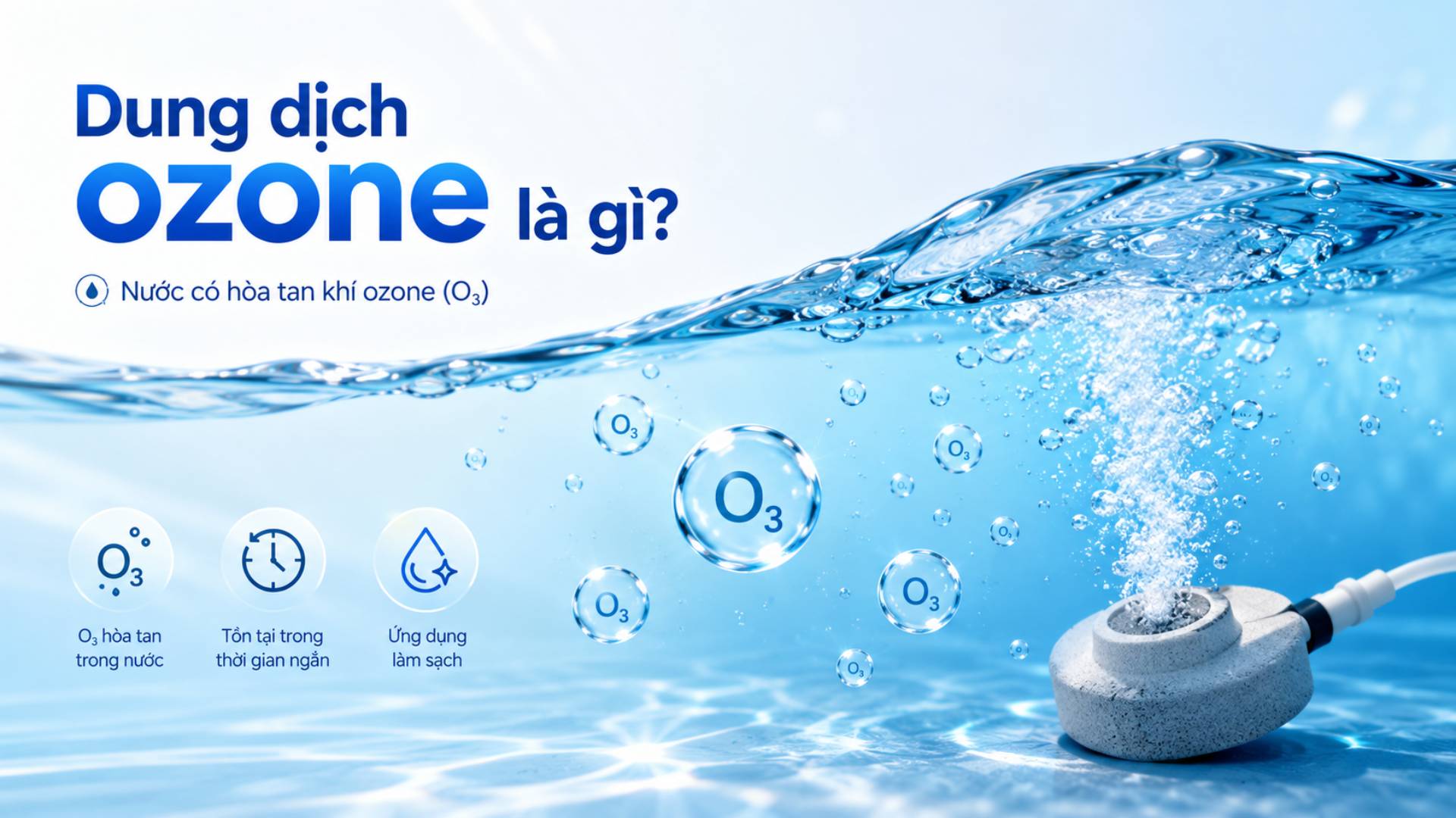 Những điều bạn cần biết về dung dịch ozone