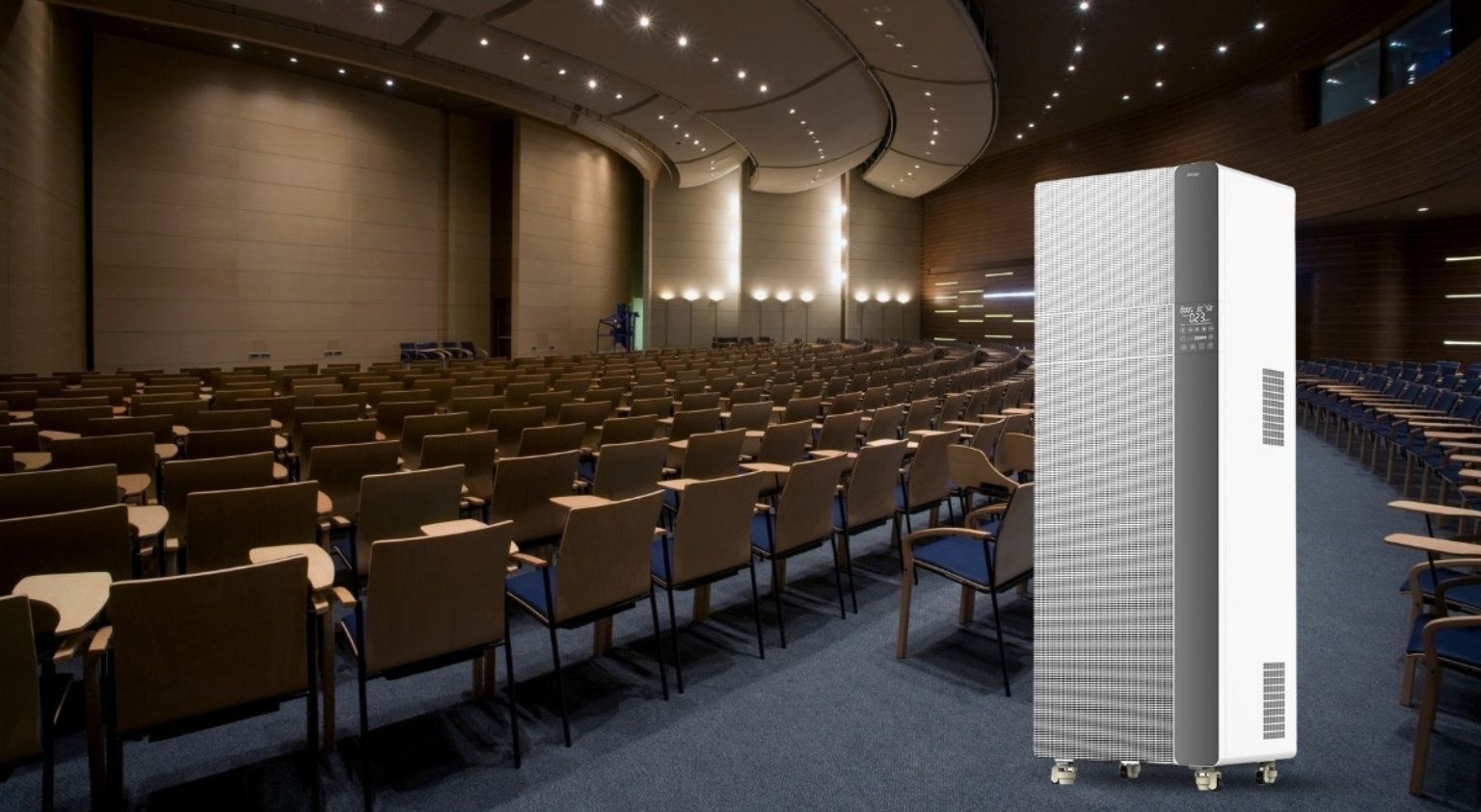 Top 3 máy lọc không khí công suất lớn cho rạp chiếu phim đáng cân nhắc cho không gian cần lưu lượng lớn 13 Vai trò của máy lọc không khí công suất lớn đối với rạp chiếu phim