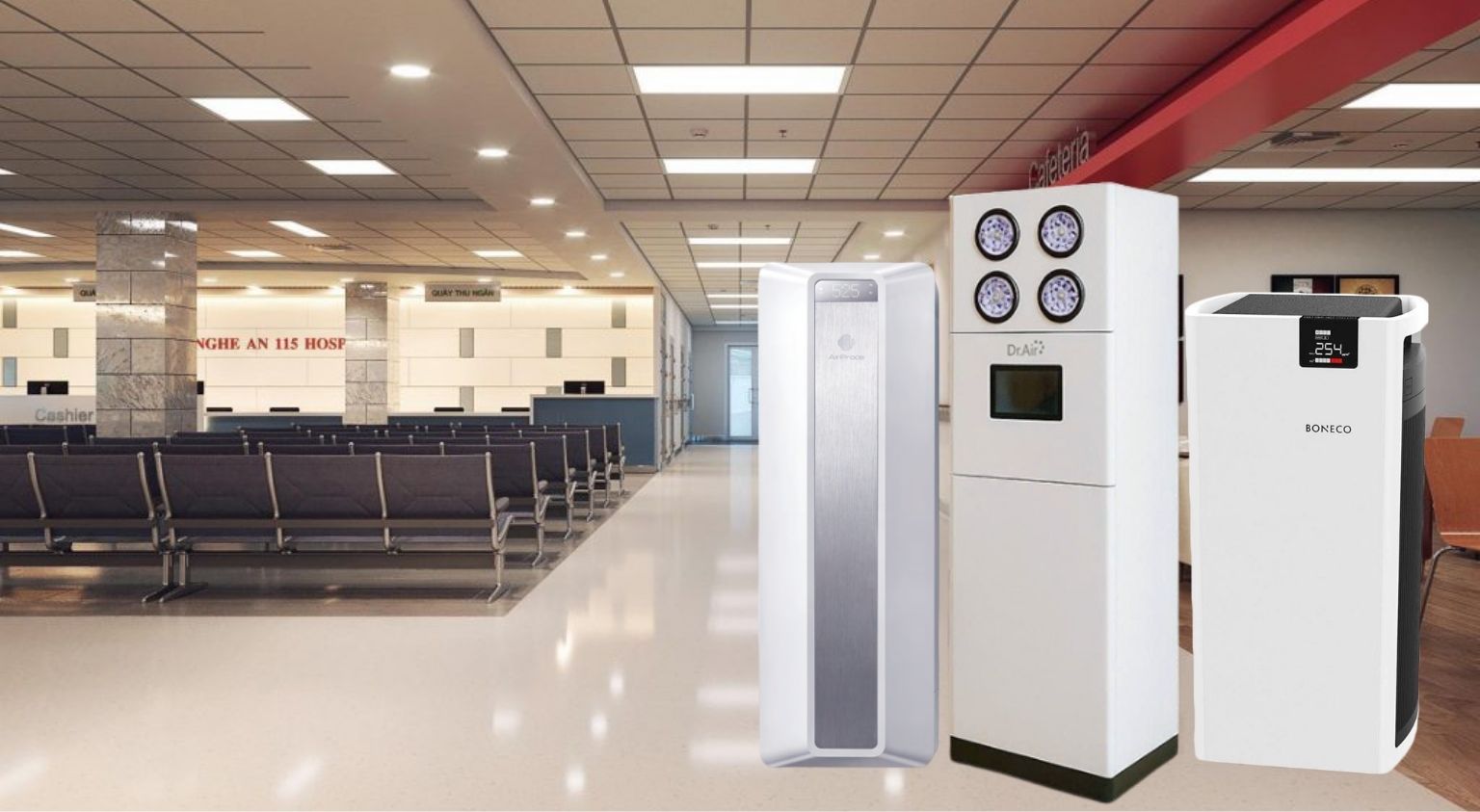 Top 3 thương hiệu máy lọc không khí khử trùng bệnh viện uy tín, hiệu quả cao