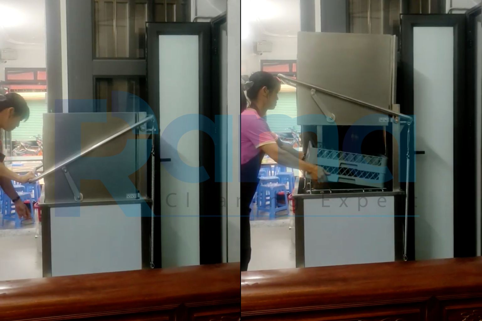 Máy rửa bát cửa sập Rama RC-15000 – giải pháp làm sạch bát đĩa cho quán ăn 8 Máy rửa bát cửa sập – giải pháp phù hợp cho hoạt động kinh doanh ăn uống