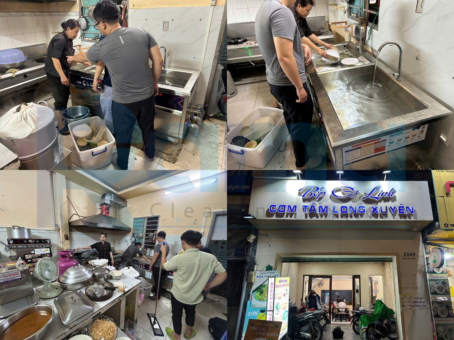 Quán cơm tấm Long Xuyên tối ưu khâu rửa chén với máy rửa bát siêu âm công nghiệp cho nhà hàng Rama RB-1800S 10 Dự án máy rửa bát siêu âm công nghiệp cho nhà hàng tại TP.HCM