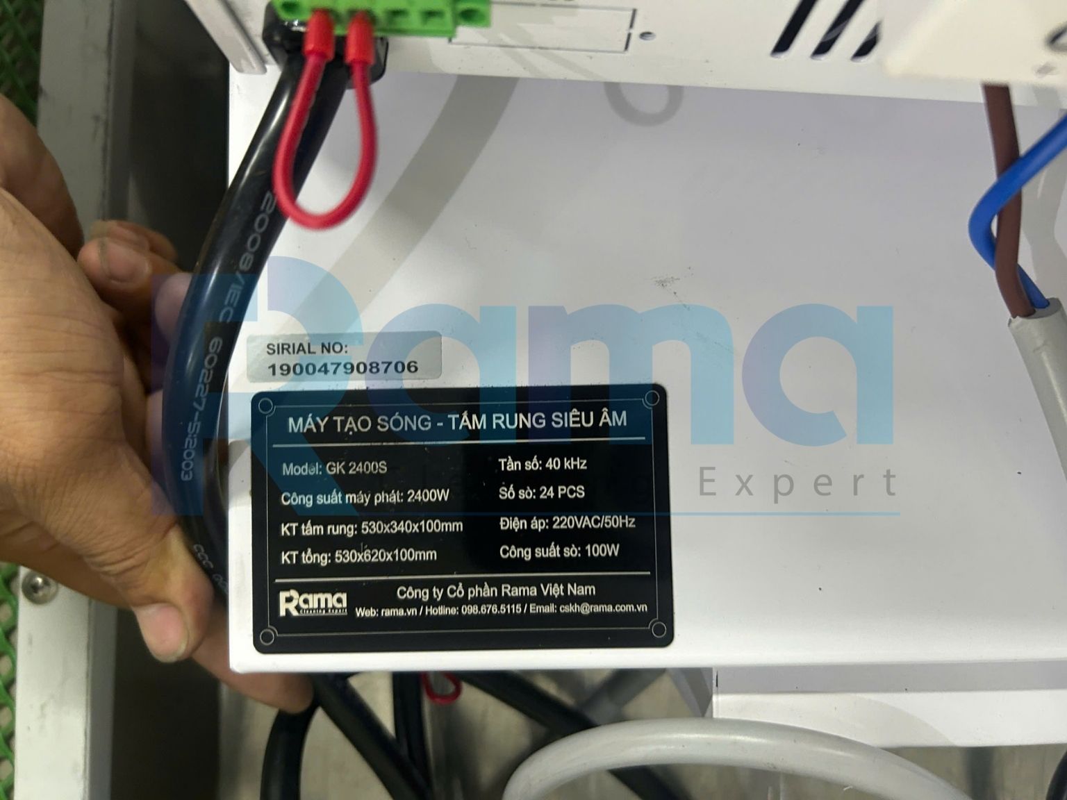 Thiết kế 2 máy tạo sóng siêu âm – tấm rung siêu am· GK2400S theo yêu cầu cho dây chuyền làm sạch nhôm, inox 10 Cấu tạo máy tạo sóng siêu âm – tấm rung GK2400S