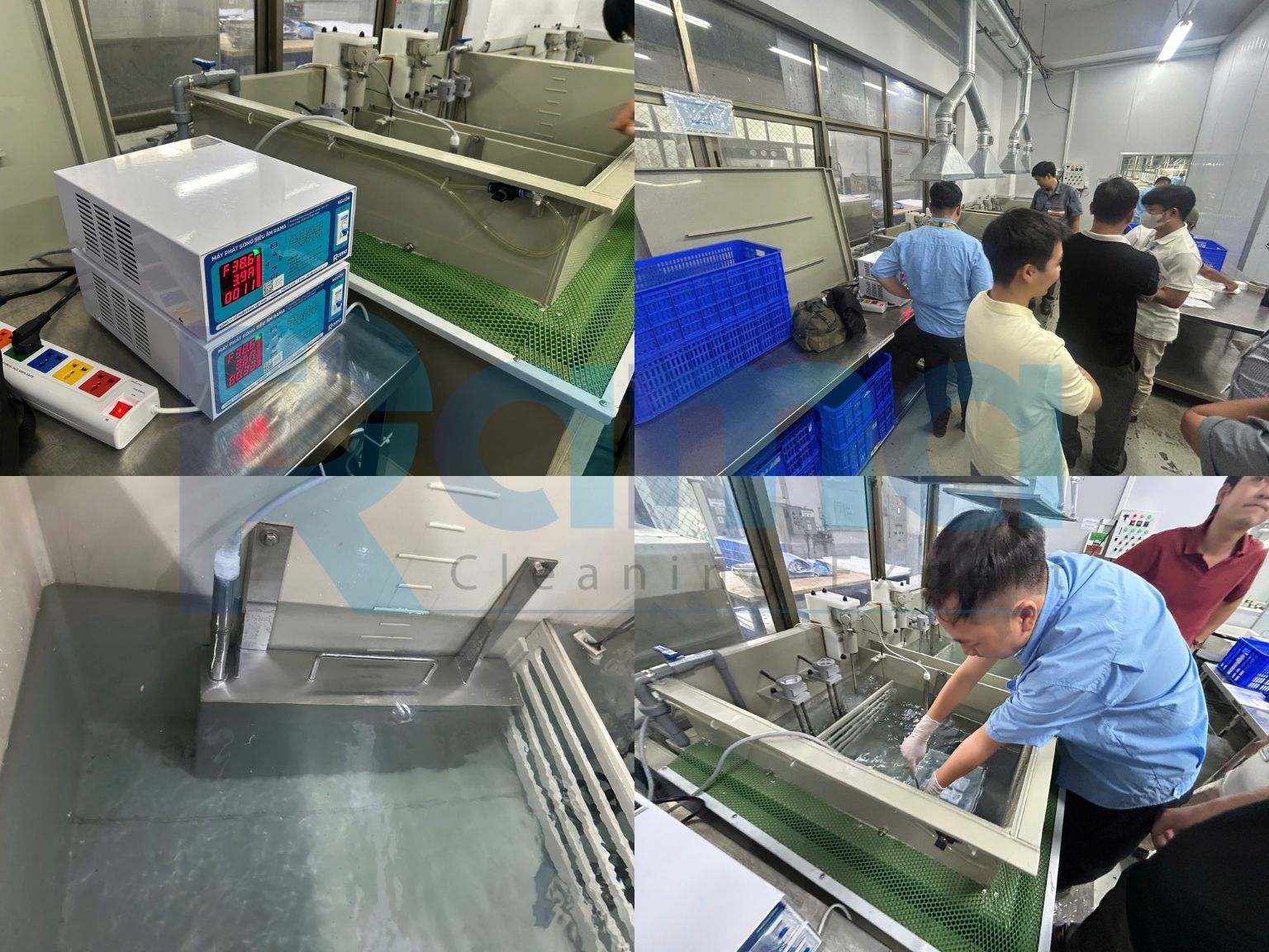 Thiết kế 2 máy tạo sóng siêu âm – tấm rung siêu am· GK2400S theo yêu cầu cho dây chuyền làm sạch nhôm, inox 8 Khi làm sạch nhôm, inox cần nhiều hơn thao tác chà rửa thông thường