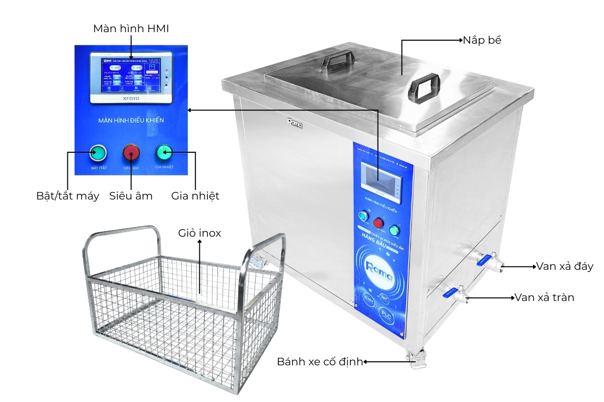 Rama GM61L – lựa chọn cho nhu cầu rửa sản phẩm thép