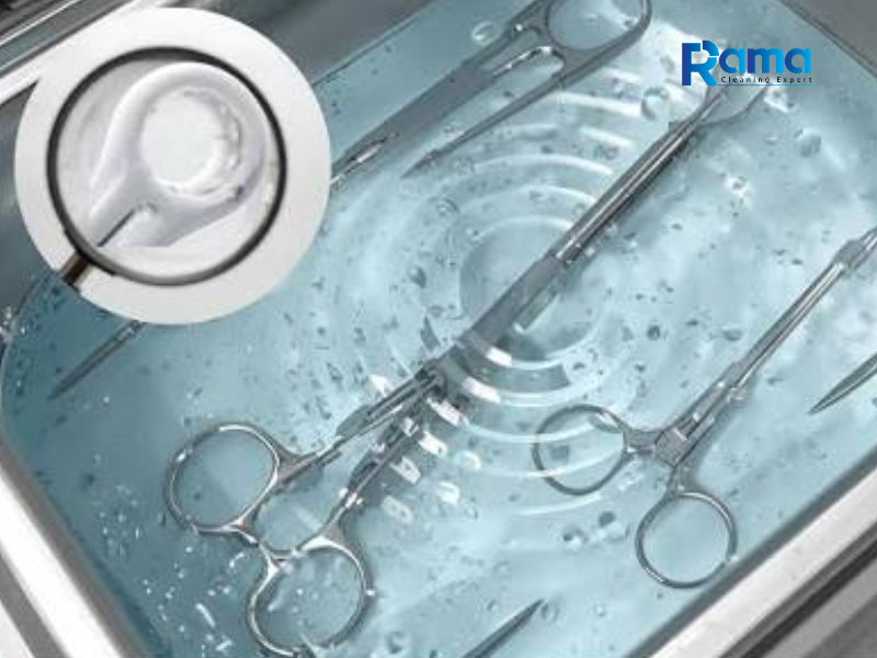 Bể rửa siêu âm y tế và nha khoa: Giải pháp vệ sinh dụng cụ tối ưu 9 Hiện tượng xâm thực tạo ra vô số bọt khí đánh bật mảng bám cứng đầu